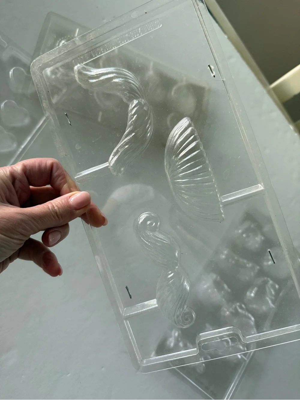 Wilton Clear Plastic Chocolate Candy Molds Set of 4 - 3 Valentine’s Day themed